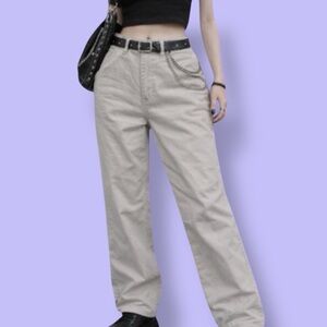 Levi's 1990s Beige Cargo Style Khaki Pants